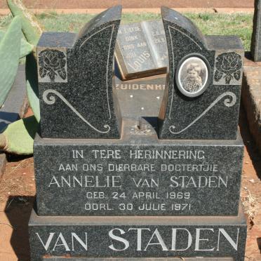 STADEN Annelie, van 1969-1971