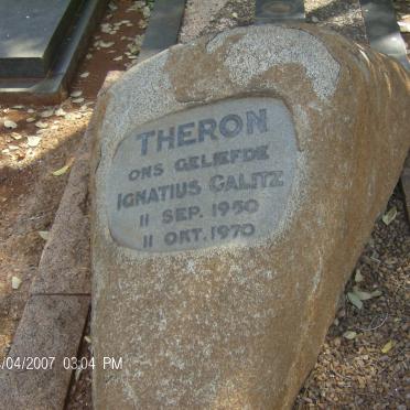 THERON Ignatius Calitz 1950-1970