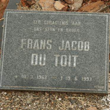 TOIT Frans Jacob, du 1963-1993
