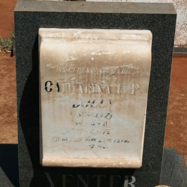 VENTER Catharina F.P. nee SCHOLTZ 1911-1978