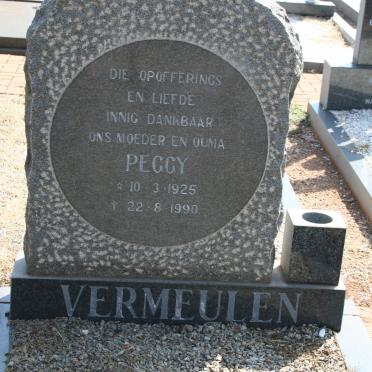 VERMEULEN Peggy 1925-1990