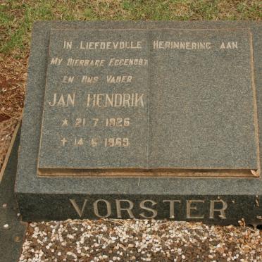 VORSTER Jan Hendrik 1926-1969
