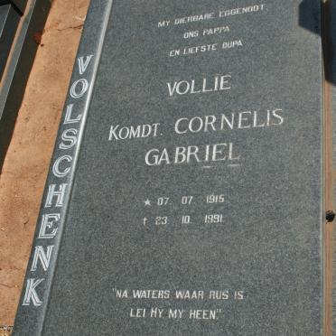 VOLSCHENK Cornelis Gabriel 1915-1991