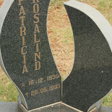 WALT Patricia Rosalind, van der 1930-1993