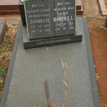 WINTLE Robert L. 1931-1994 &amp; Jacoba H. 1927-1984