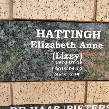 HATTINGH Elizabeth Anne 1970-2014