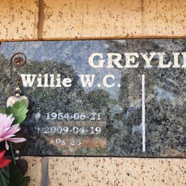 GREYLING Willie W.C. 1954-2009