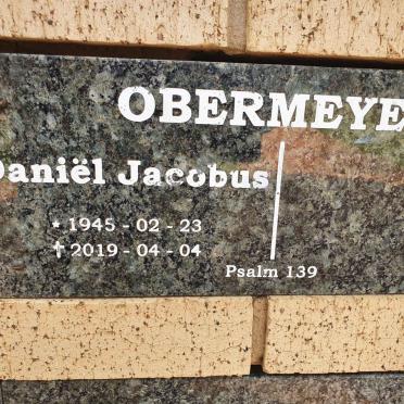 OBERMEYER Daniel Jacobus 1945-2019