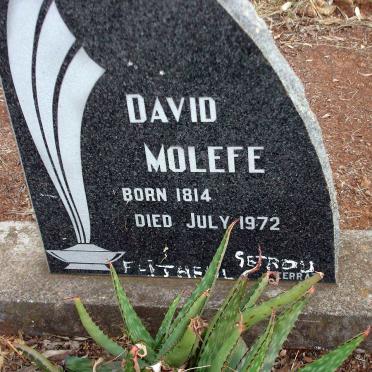 MOLEFE David 1814-1972