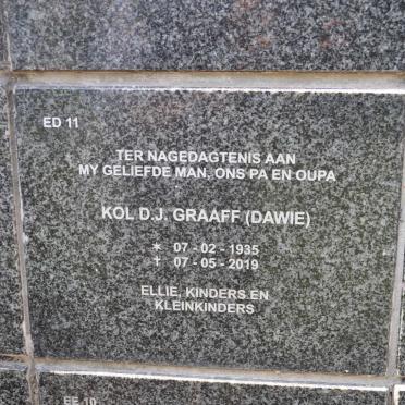 GRAAFF D.J. 1935-2019
