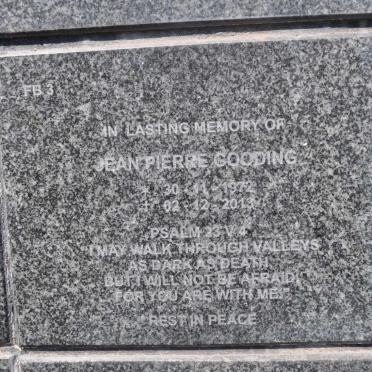 GOODING Jean Pierre 1972-2013