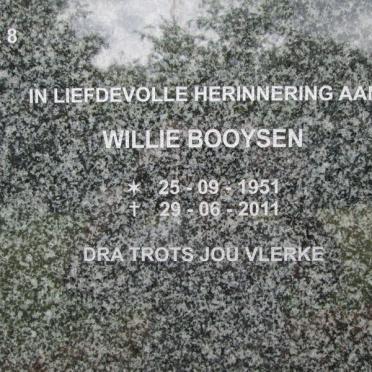 BOOYSEN Willie 1951-2011