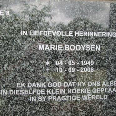 BOOYSEN Marie 1949-2008