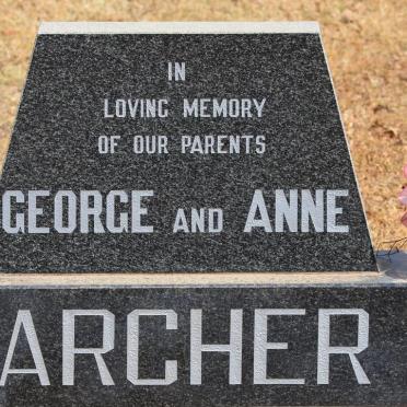 ARCHER George &amp; Anne