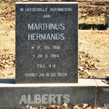 ALBERTS Marthinus Hermanus 1951-1994