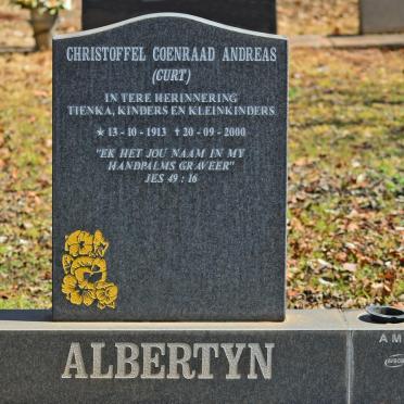 ALBERTYN Christoffel Coenraad Andreas 1913-2000
