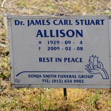 ALLISON James Carl Stuart 1929-2009