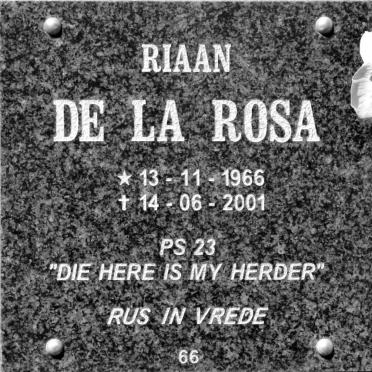 ROSA Riaan, de la 1966-2001