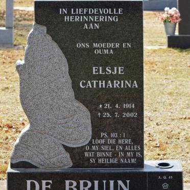 BRUIN Elsje Catharina, de 1914-2002