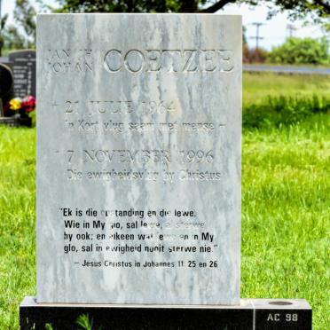 COETZEE Jan J.H. Johan 1964-1996