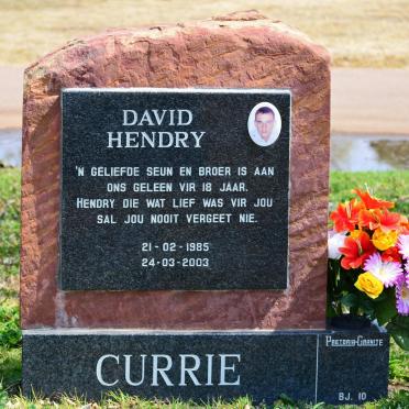 CURRIE David Hendry 1985-2003