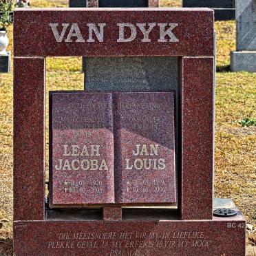 DYK Jan Louis, van 1919-2006 &amp; Leah Jacoba 1920-2005