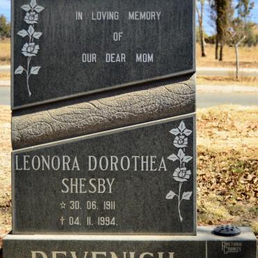 DEVENISH Leonora Dorothea Shesby 1911-1994
