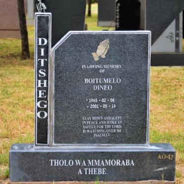 DITSHEGO Boitumelo Dineo 1965-2001