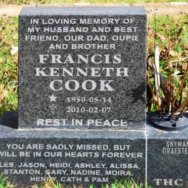 COOK Francis Kenneth 1950-2010