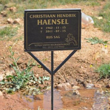 HAENSEL Christiaan Hendrik 1962-2011