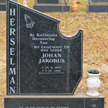 HERSELMAN Johan Jakobus 1954-2001
