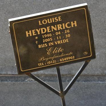 HEYDENRICH Louise 1946-2005