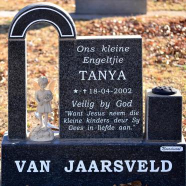 JAARSVELD Tanya, van 2002-2002