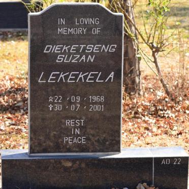 LEKEKELA Dieketseng Suzan 1968-2001