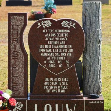 LOUW Christelle 1966-2007