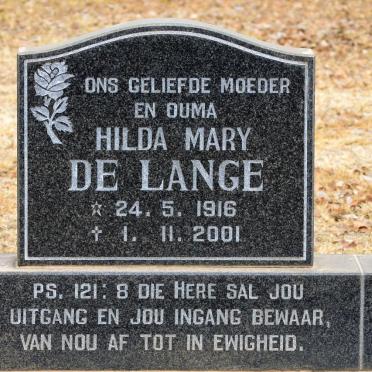 LANGE Hilda Mary, de 1916-2001
