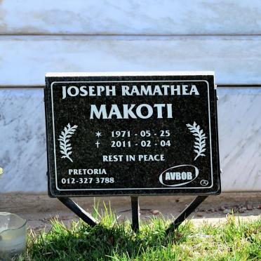 MAKOTI Joseph Ramathea 1971-2011