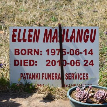 MAHLANGU Ellen 1975-2010