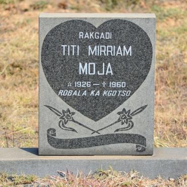MOJA Titi Mirriam 1926-1960