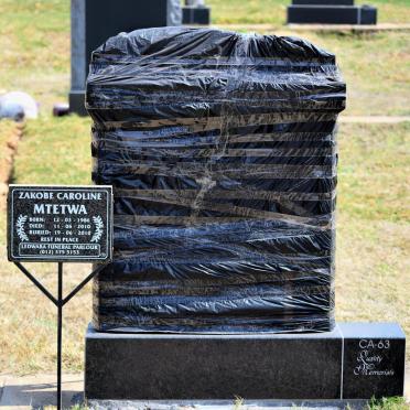 MTETWA Zakobe Caroline 1986-2010