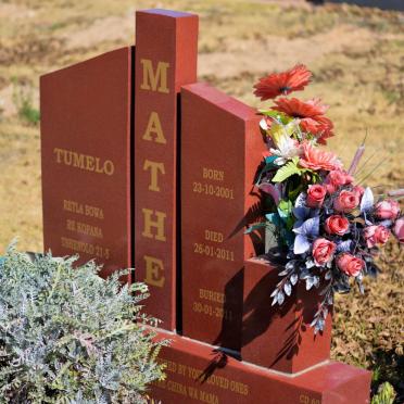 MATHE Tumelo 2001-2011