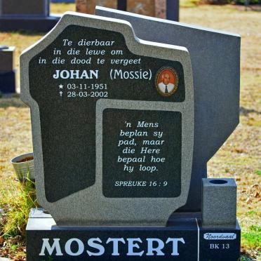 MOSTERT Johan 1951-2002
