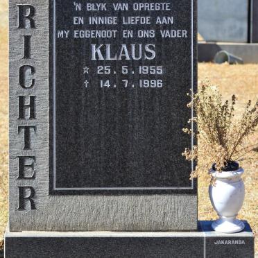 RICHTER Klaus 1955-1996