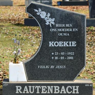 RAUTENBACH Koekie 1922-2001