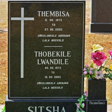 SITSHA Thobekile Lwandile 1973-2005 &amp; Thembisa 1973-2003