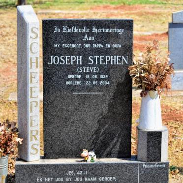 SCHEEPERS Joseph Stephen 1932-2004