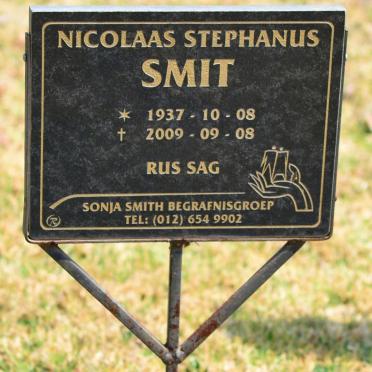 SMIT Nicolaas Stephanus 1937-2009