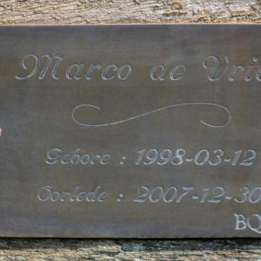 VRIES Marco, de 1998-2007