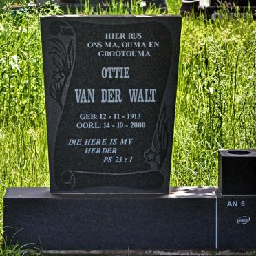 WALT Ottie, van der 1913-2000