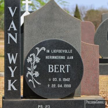 WYK Bert, van 1942-1998